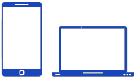 スマホとパソコンのイラスト